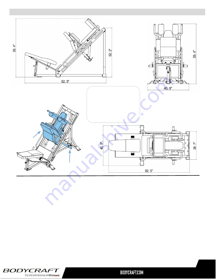 BodyCraft F760 PRO Owner'S Manual Download Page 8