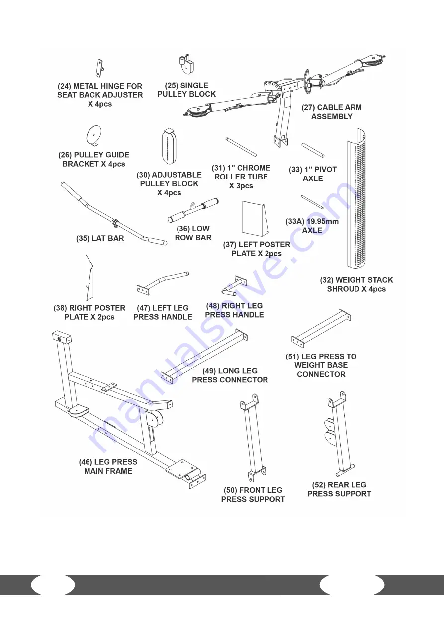 BodyCraft Family XPress Pro Assembly And Operating Instructions Manual Download Page 12