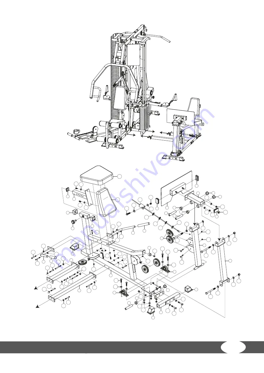 BodyCraft Family XPress Pro Assembly And Operating Instructions Manual Download Page 49