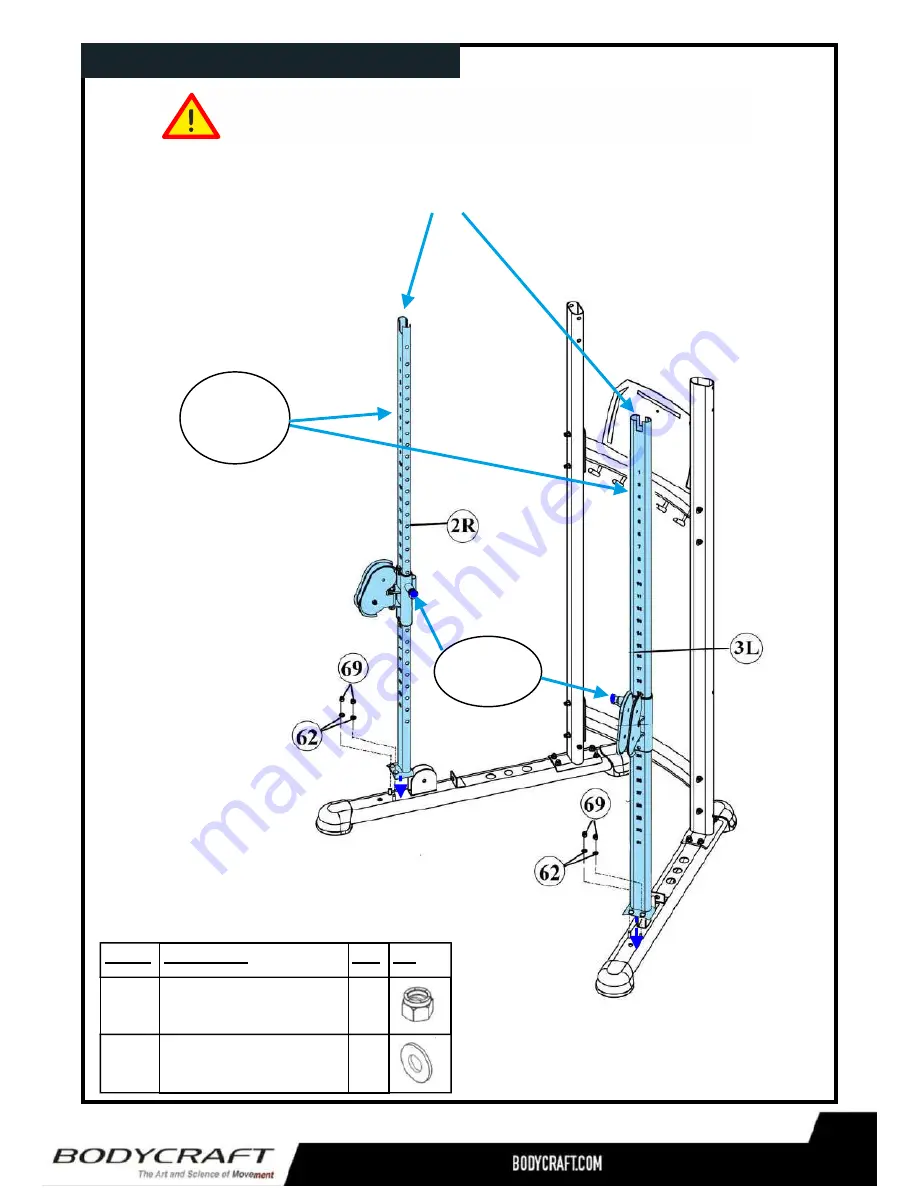 BodyCraft HFT PRO Owner'S Manual Download Page 16