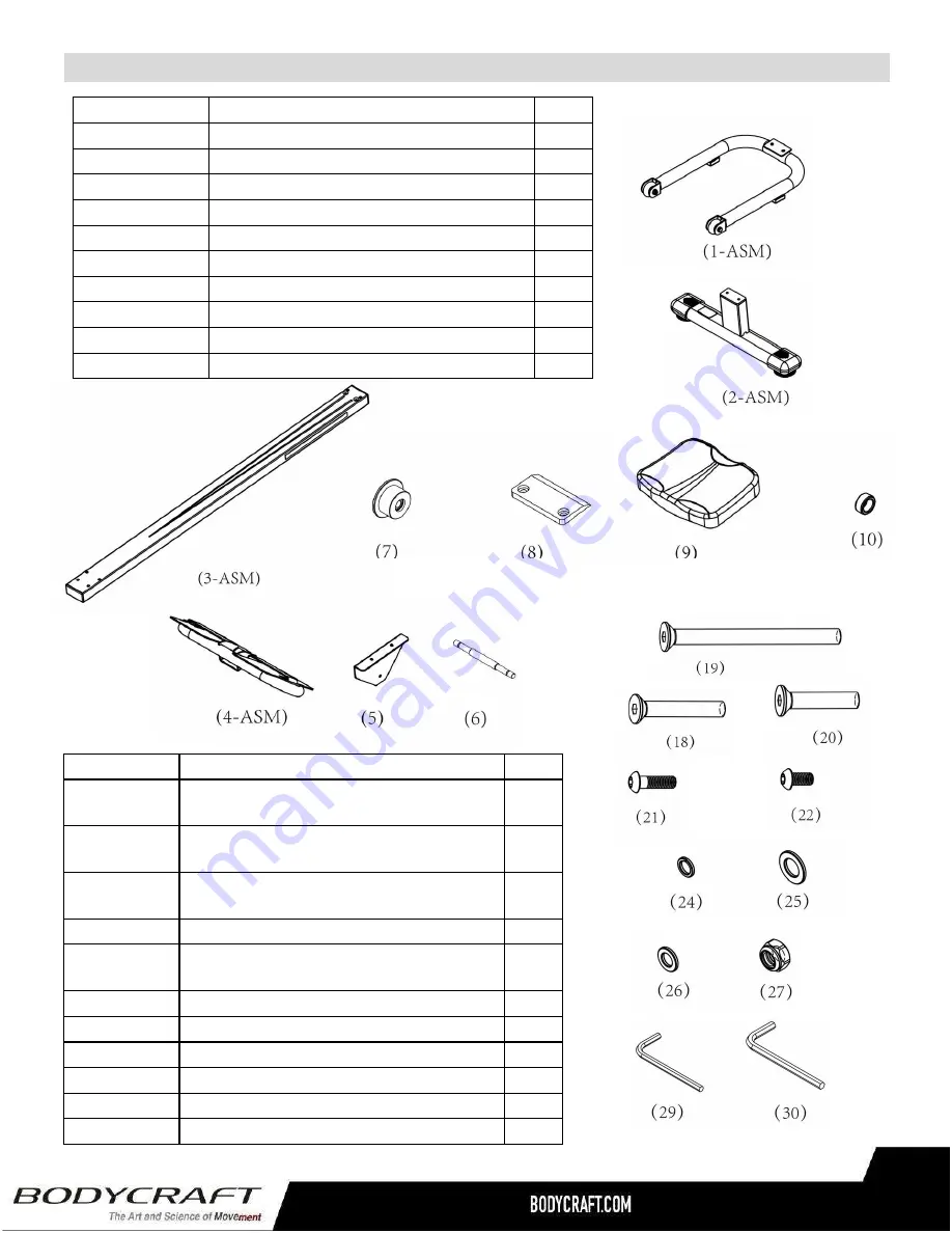 BodyCraft PRow HFT Owner'S Manual Download Page 7