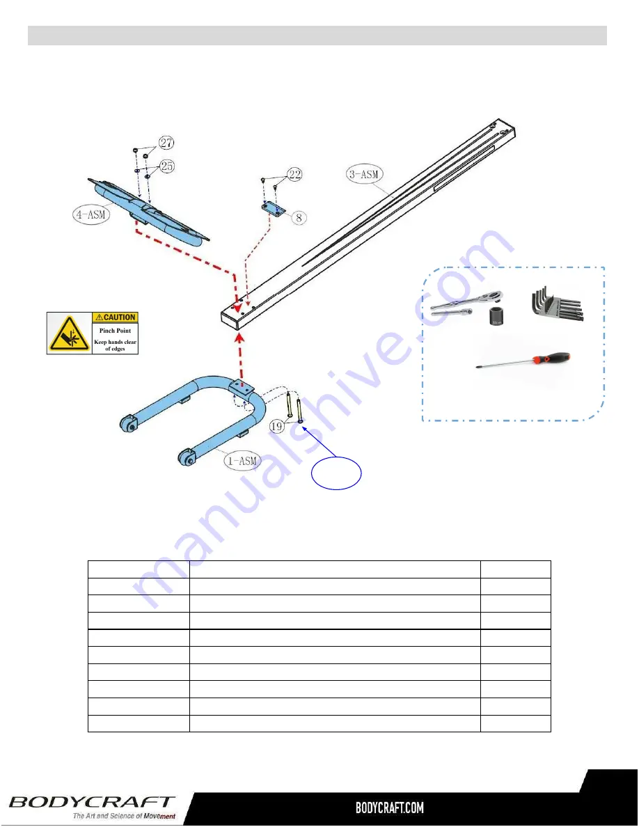 BodyCraft PRow HFT Скачать руководство пользователя страница 8