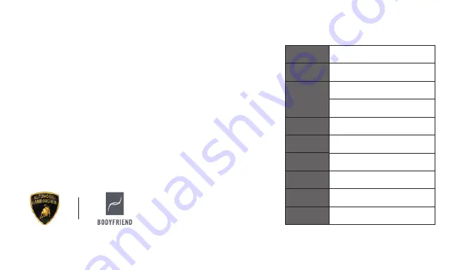 Bodyfriend LBF-R700 Скачать руководство пользователя страница 114