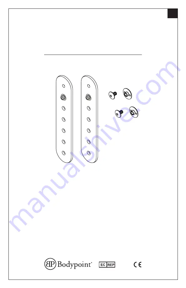 Bodypoint EvoFlex EBE100 Installation And User Instructions Manual Download Page 3