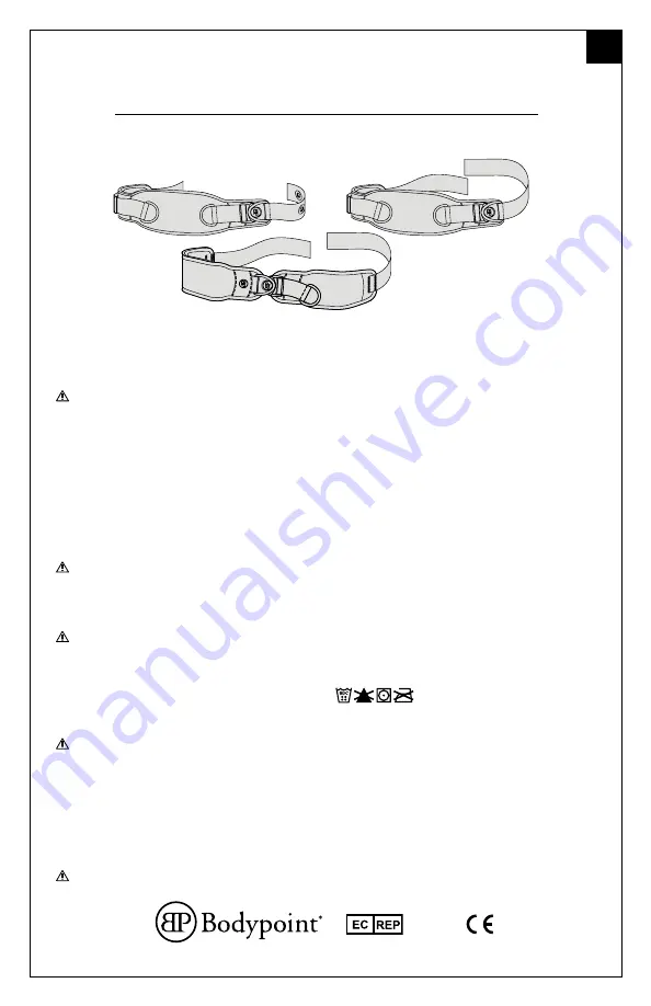 Bodypoint Monoflex SH120L Installation And User Instructions Manual Download Page 11