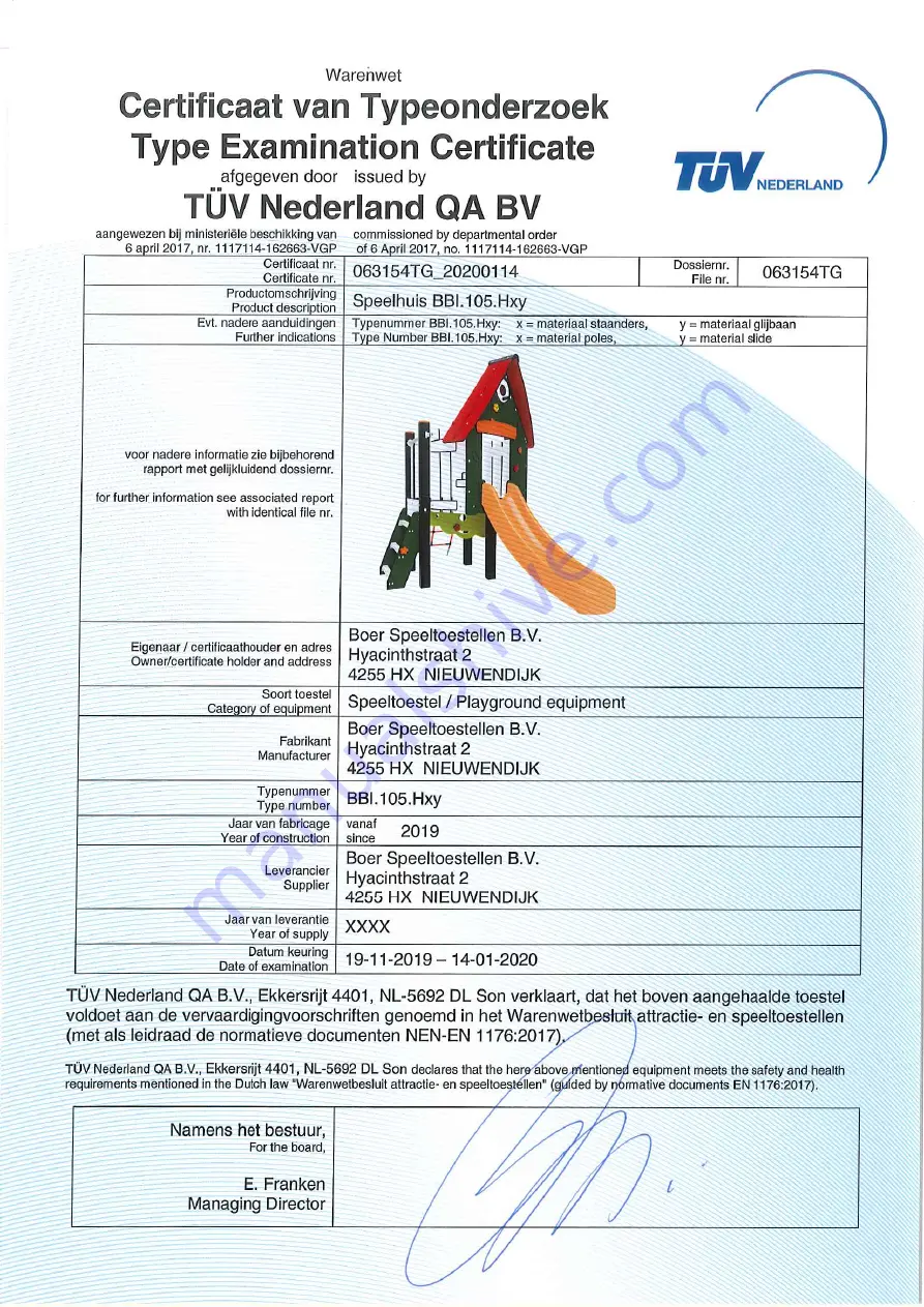 BOERPLAY BBIE105.HUR Installation Instructions Manual Download Page 16