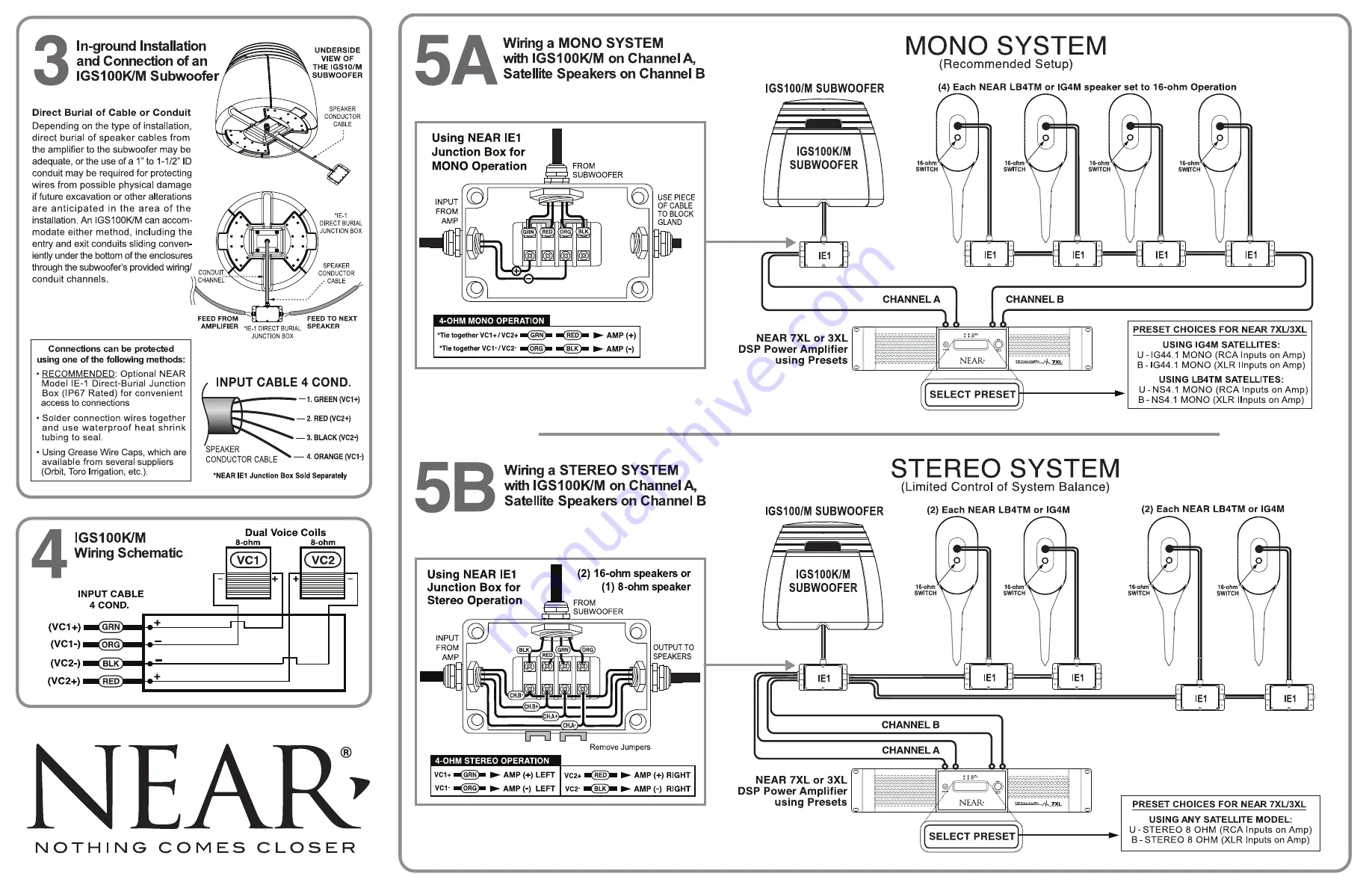 Bogen NEAR IGS100K Quick Start Installation And Setup Manual Download Page 5