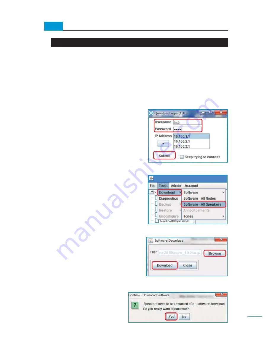 Bogen QUANTUM VOIP series Configuration And Operation Manual Download Page 17