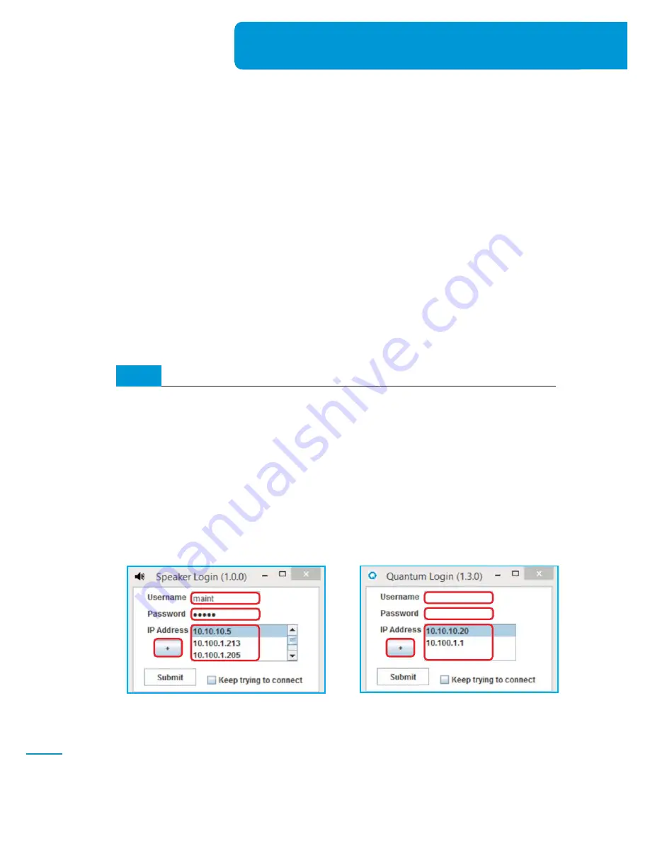 Bogen QUANTUM VOIP series Configuration And Operation Manual Download Page 22