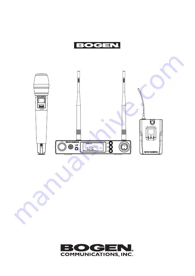 Bogen UHF8011BP/HH Instruction Manual Download Page 24