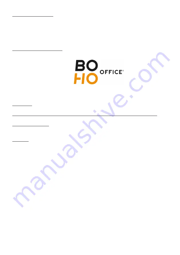 boho office BASIC LINE SQ650 Скачать руководство пользователя страница 30