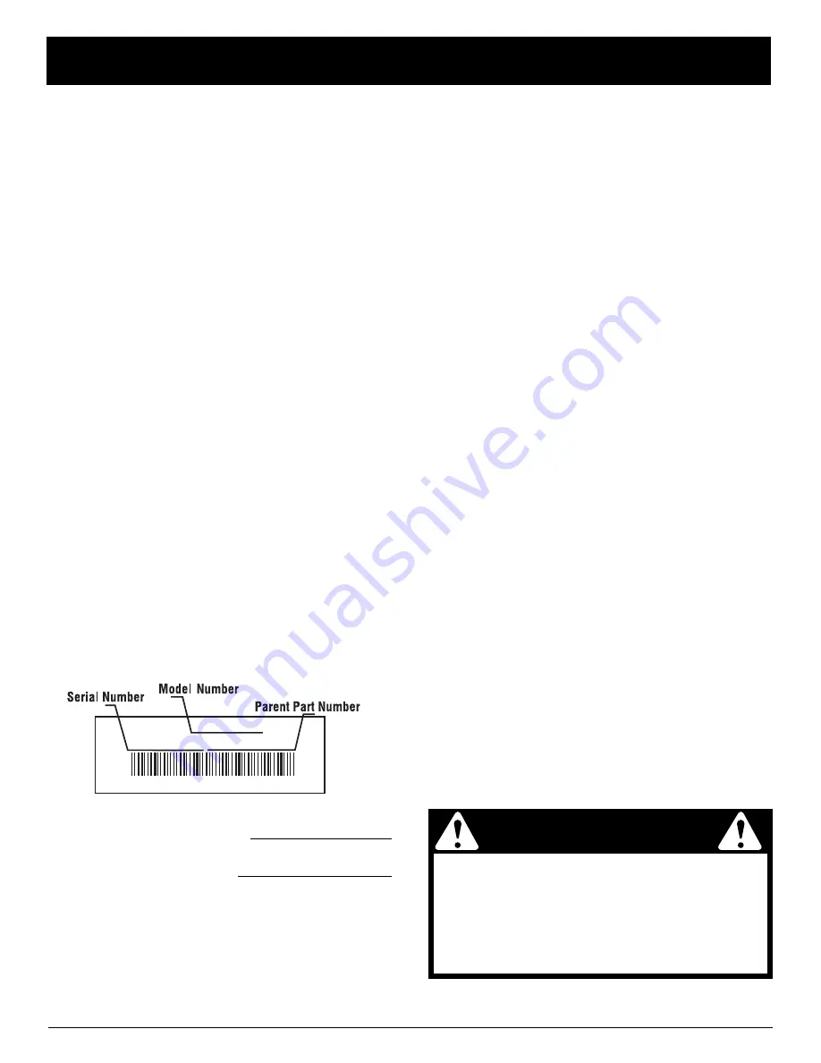 Bolens BL 100/ BL 150 Operator'S Manual Download Page 2