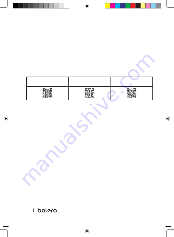 BOLERO AGUAZERO 6600 Instruction Manual Download Page 48