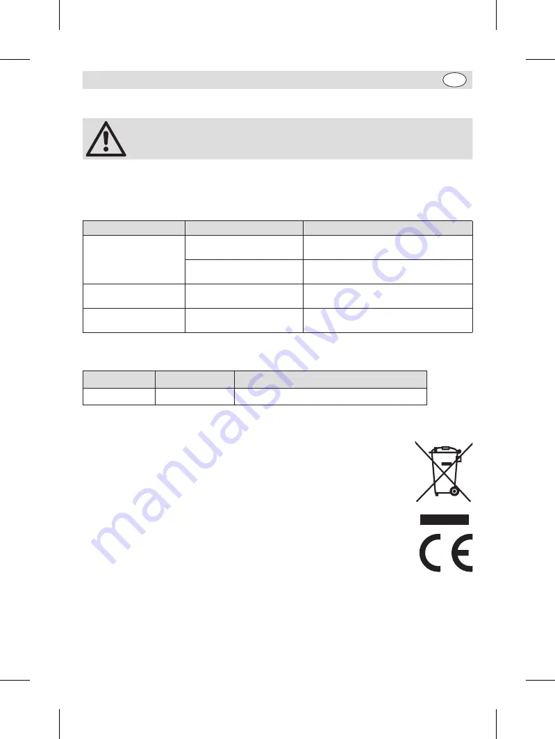 BOLERO GC607 Instruction Manual Download Page 13