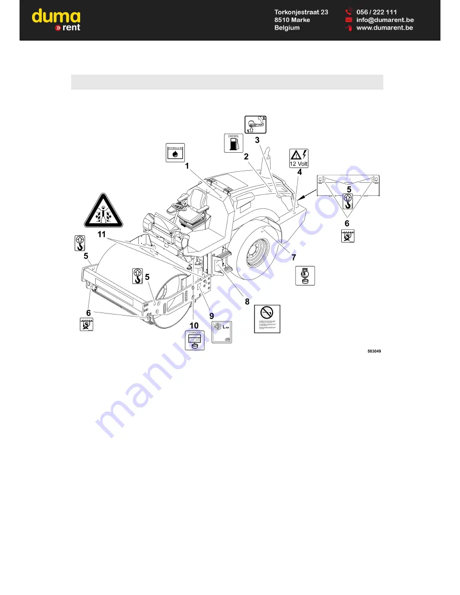 Bomag BW 177 D-4 Operating Instructions Manual Download Page 22