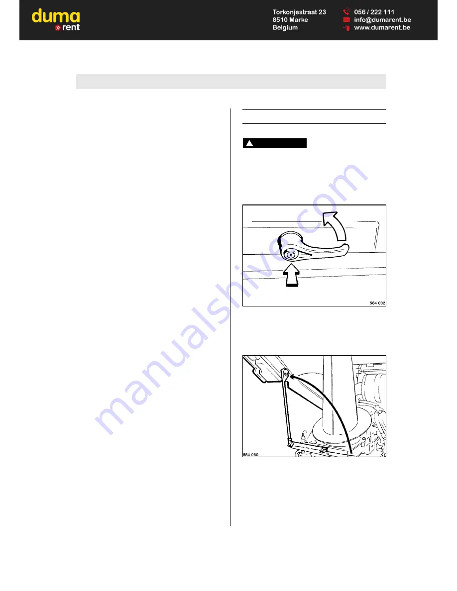 Bomag BW 177 D-4 Operating Instructions Manual Download Page 57