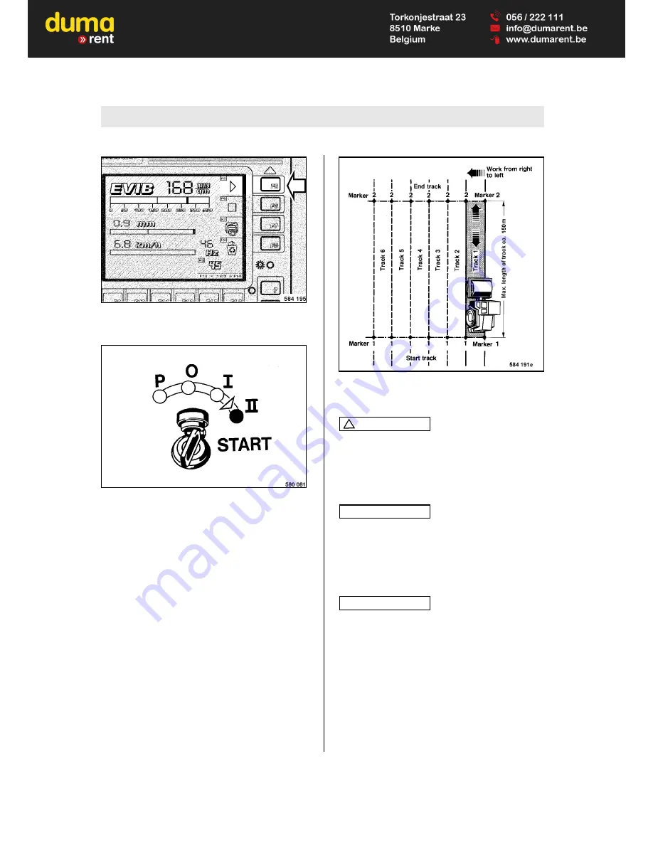 Bomag BW 177 D-4 Operating Instructions Manual Download Page 62