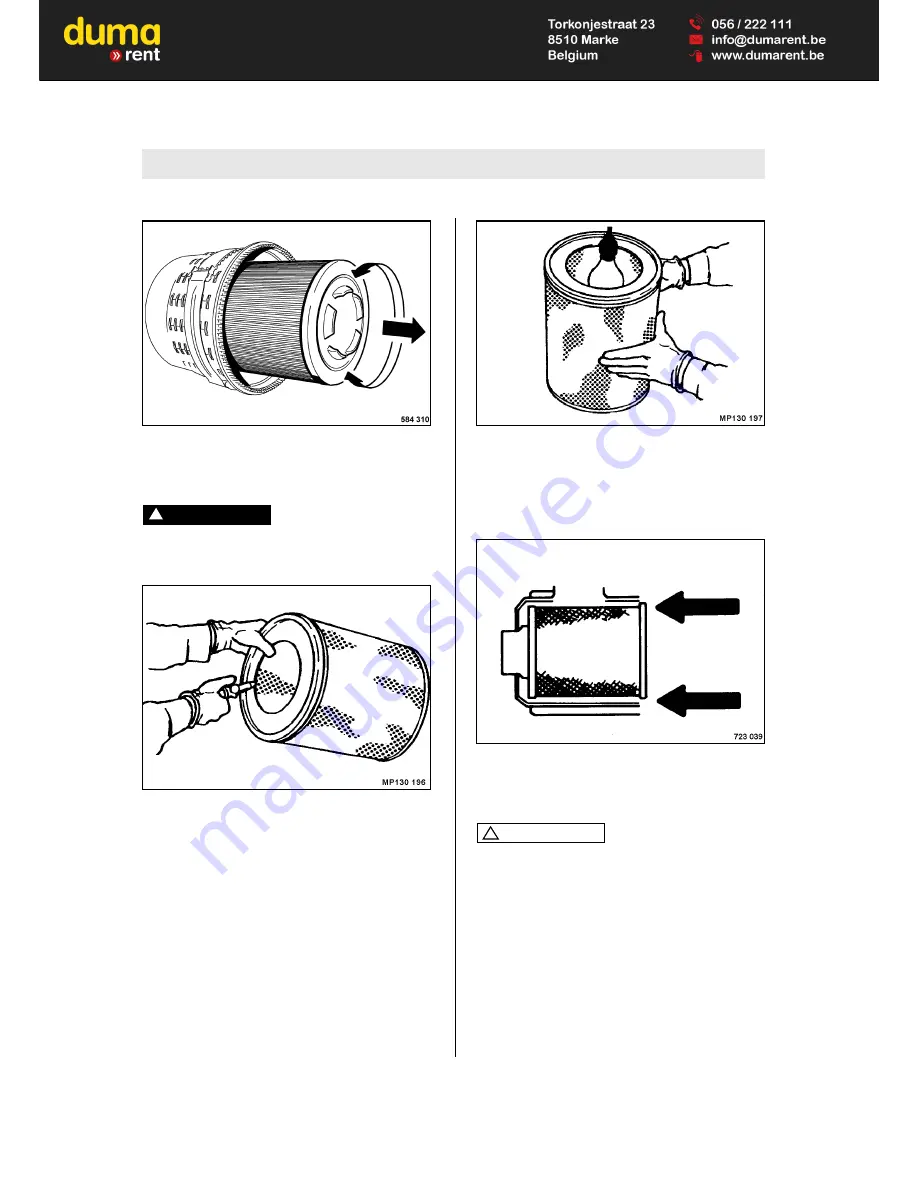 Bomag BW 177 D-4 Operating Instructions Manual Download Page 124