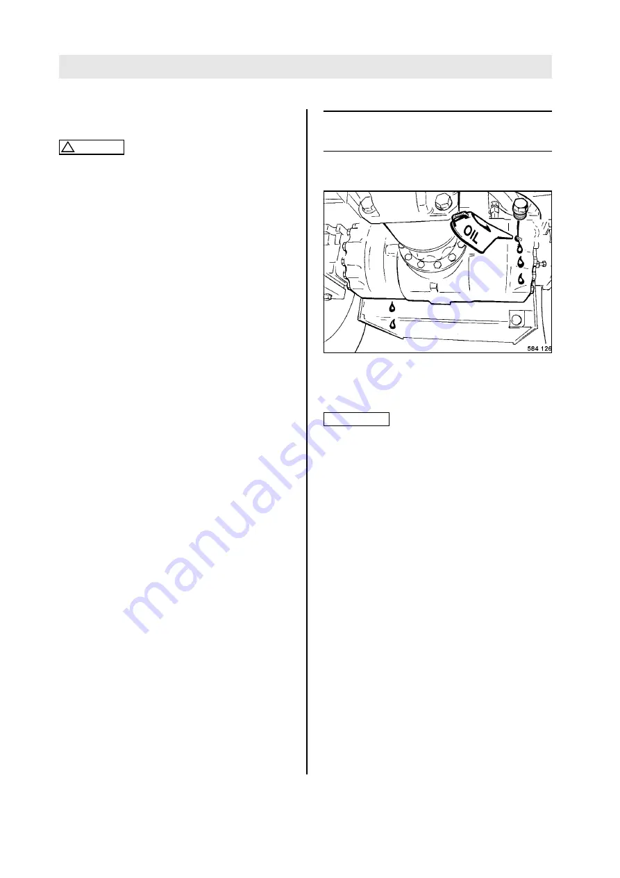 Bomag BW 213 D-4 Operating Instructions, Maintenance Instructions Download Page 62