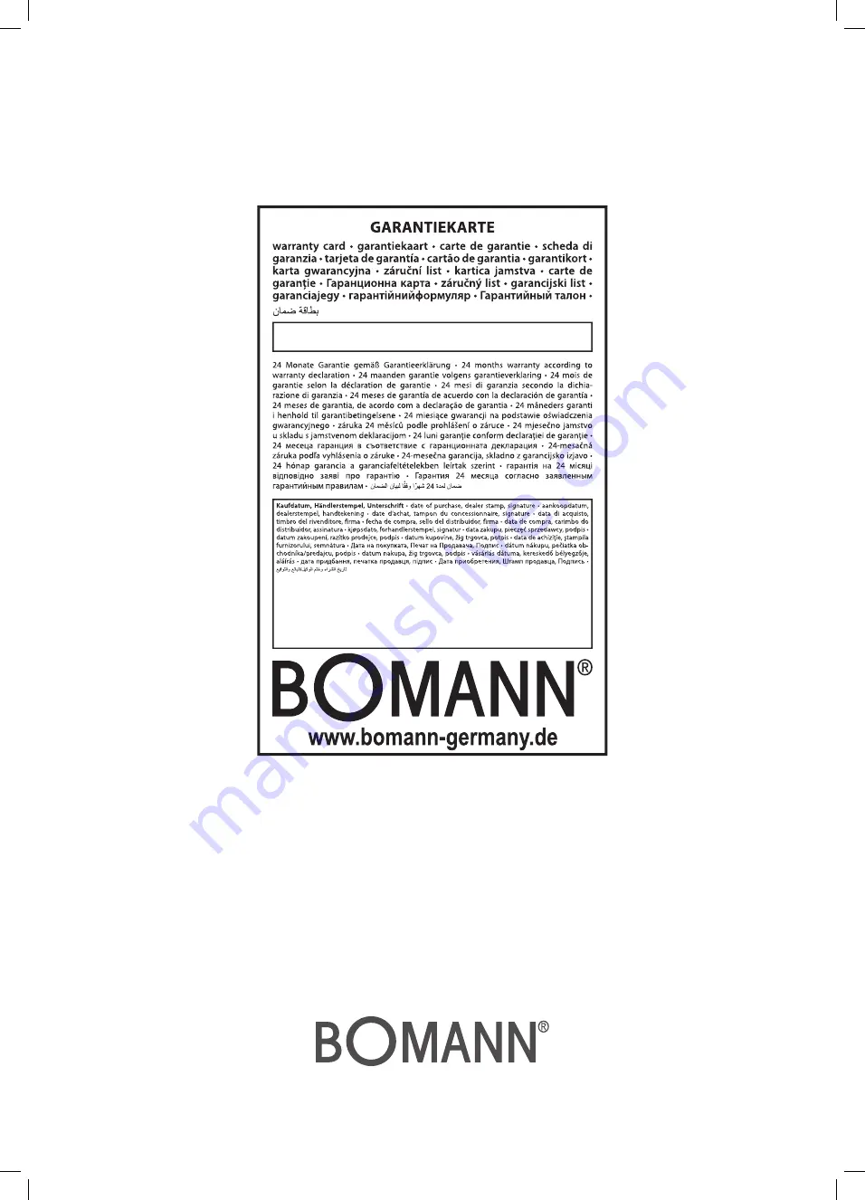 BOMANN CL 6044 QC CB Instruction Manual Download Page 146