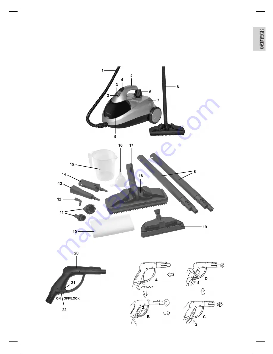 BOMANN DR 921 CB Instruction Manual Download Page 3