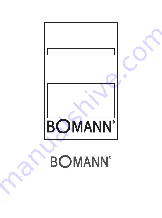 BOMANN HTD 898 CB Скачать руководство пользователя страница 52