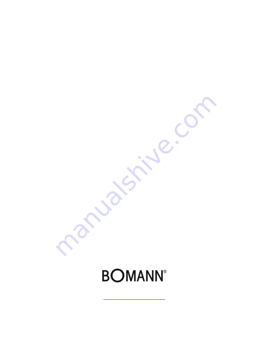 BOMANN KG 7302 Instruction Manual Download Page 36