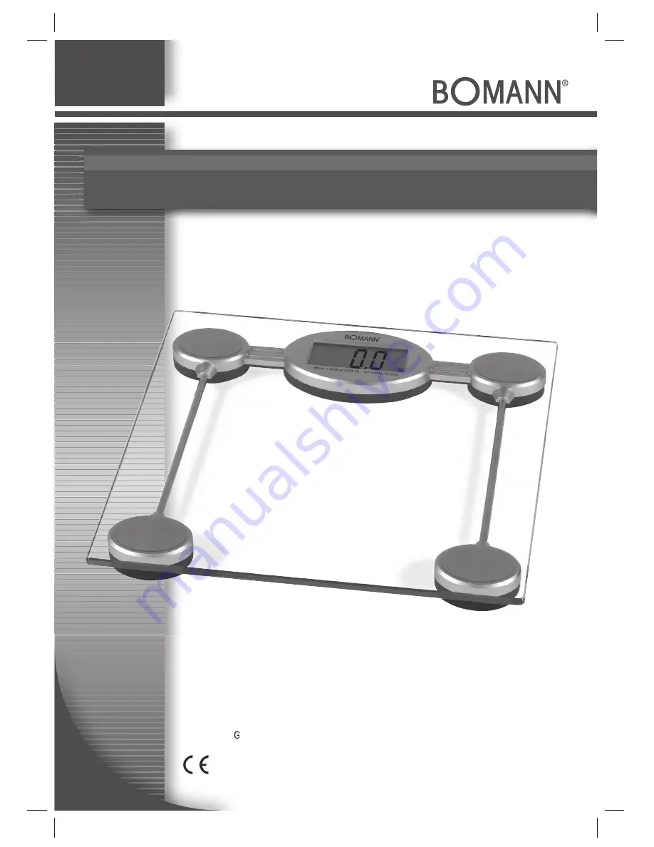 BOMANN PW 1414 CB Instruction Manual & Guarantee Download Page 1