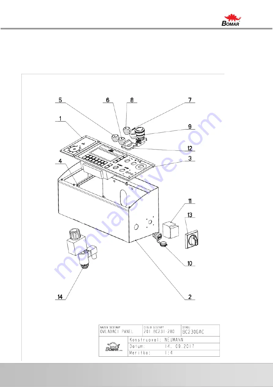 Bomar BasicCut Series Operating Instructions Manual Download Page 46