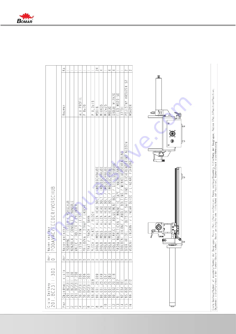 Bomar BasicCut Series Operating Instructions Manual Download Page 55