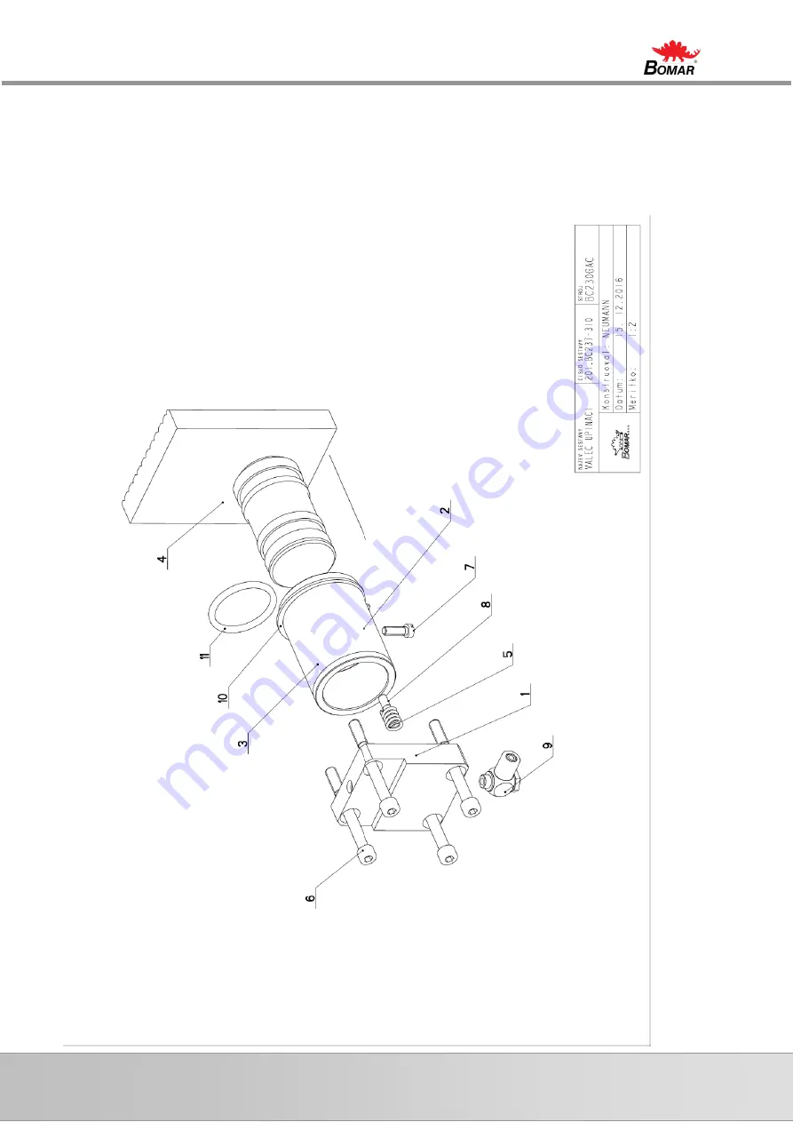 Bomar BasicCut Series Operating Instructions Manual Download Page 62