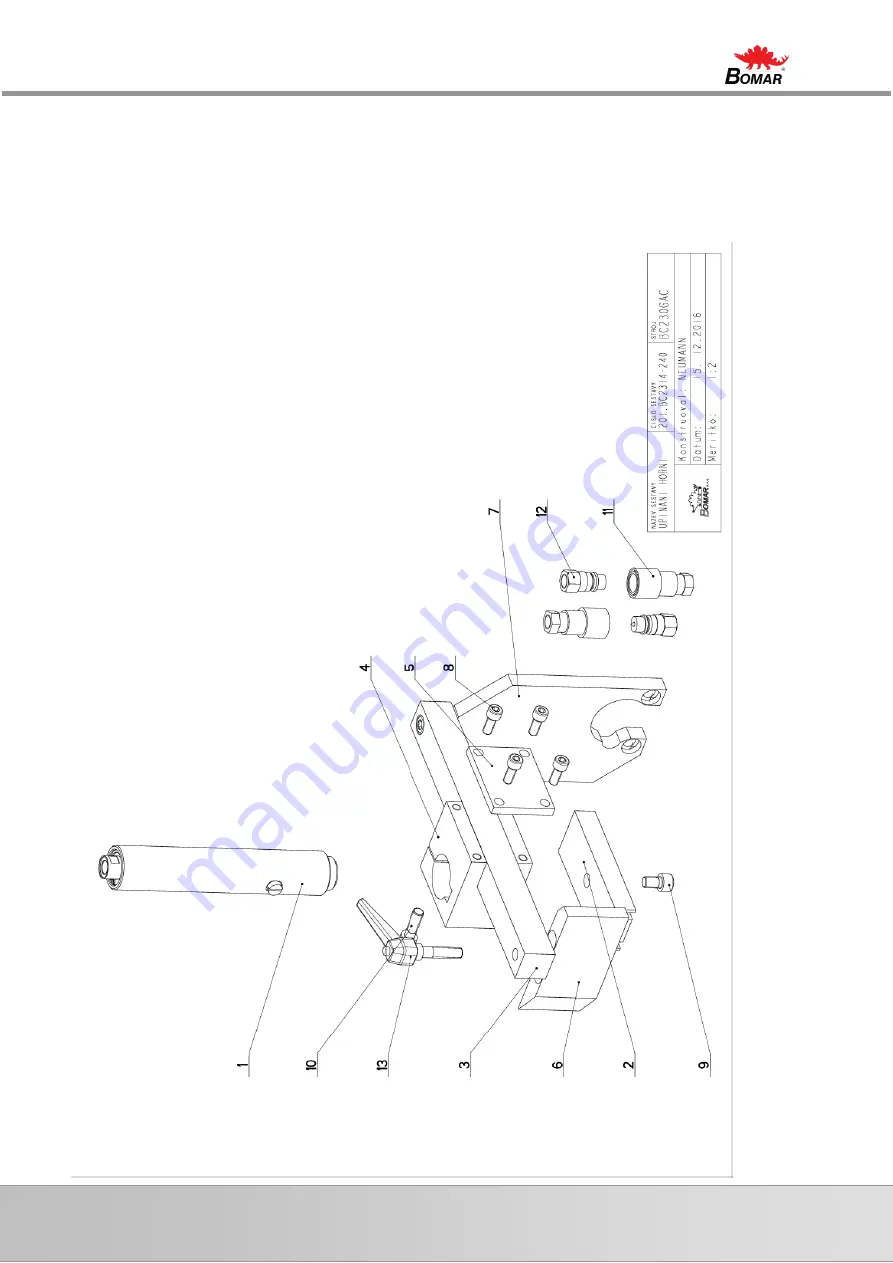 Bomar BasicCut Series Operating Instructions Manual Download Page 70