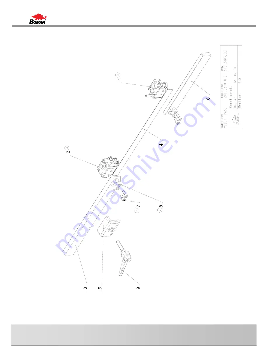 Bomar Ergonomic 320.250 DG Operating Instructions Manual Download Page 94