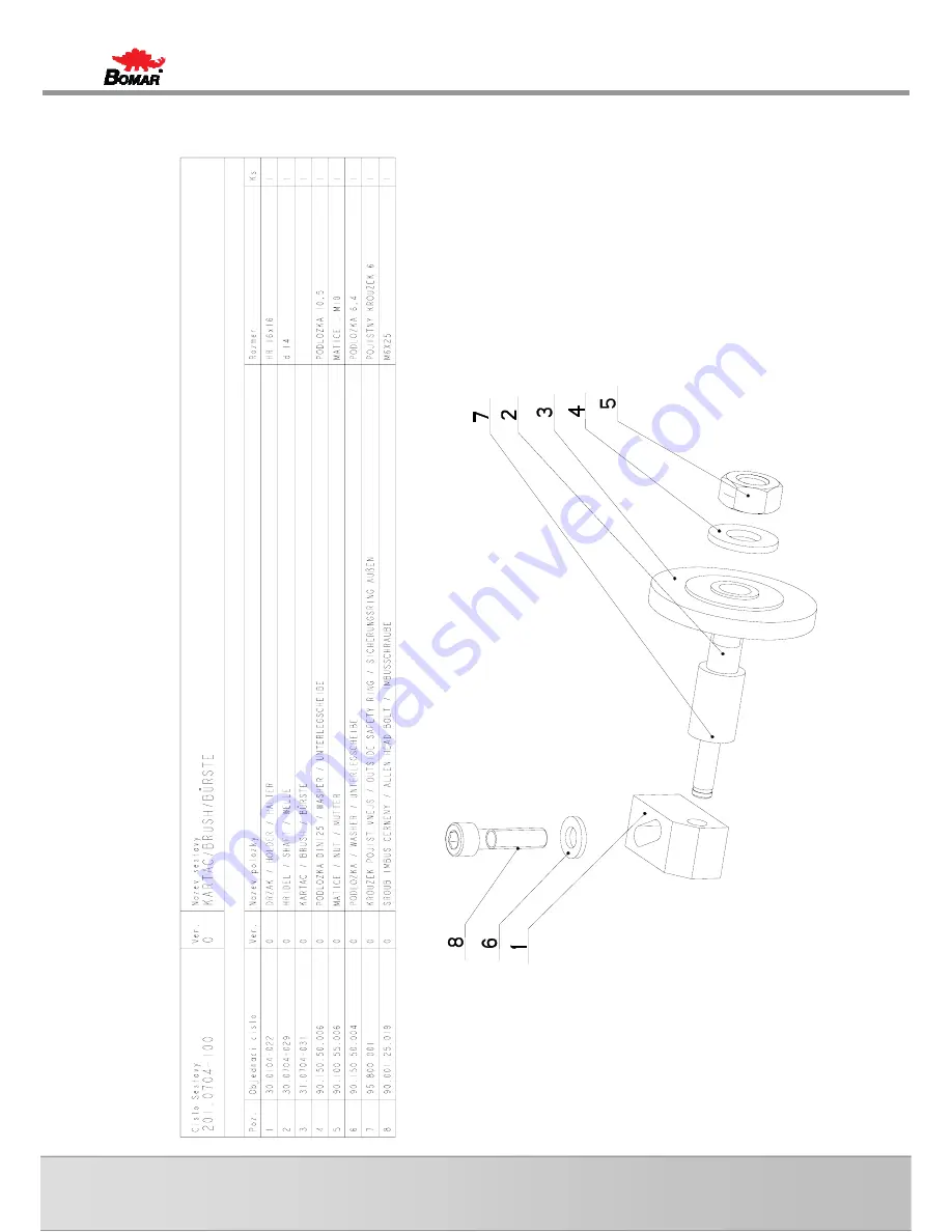 Bomar Ergonomic 320.250 DG Operating Instructions Manual Download Page 114