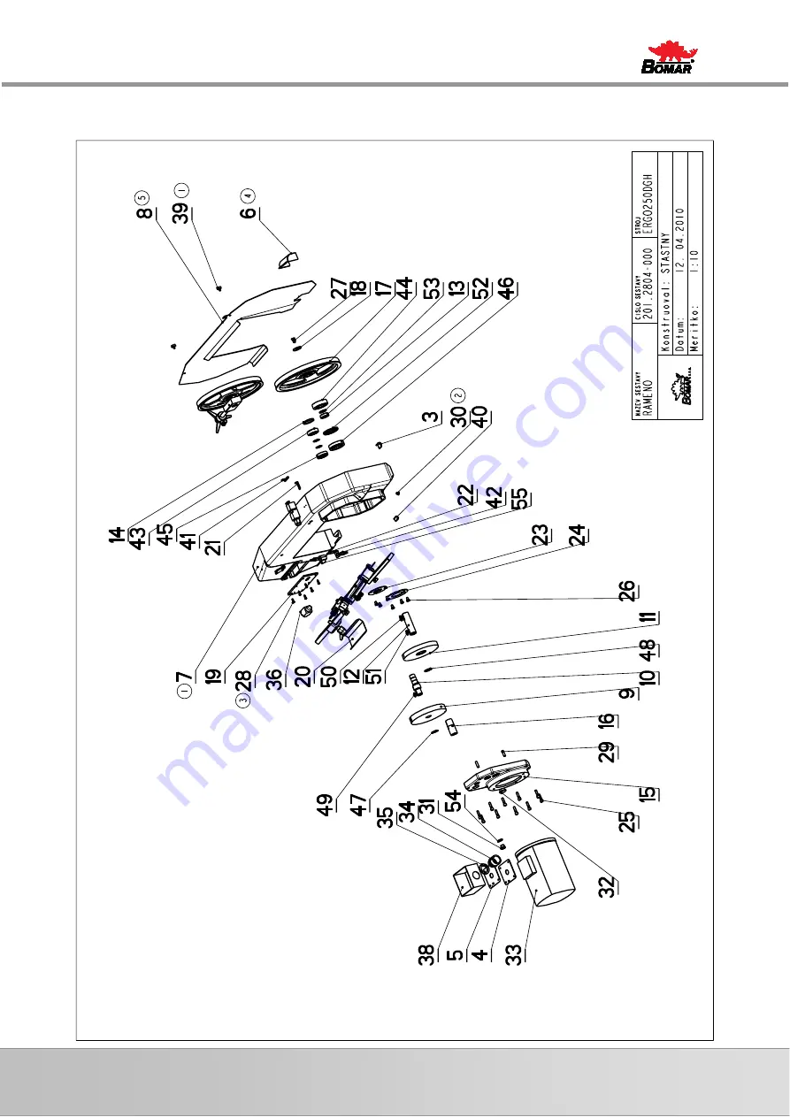 Bomar Ergonomic 320.250 GAC Operating Instruction Download Page 109