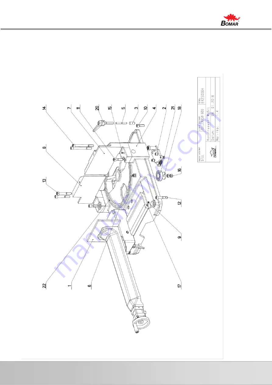 Bomar Ergonomic 340.278 DGH Operating Instructions Manual Download Page 54