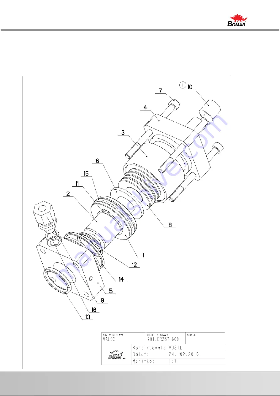 Bomar Ergonomic 340.278 DGH Operating Instructions Manual Download Page 58