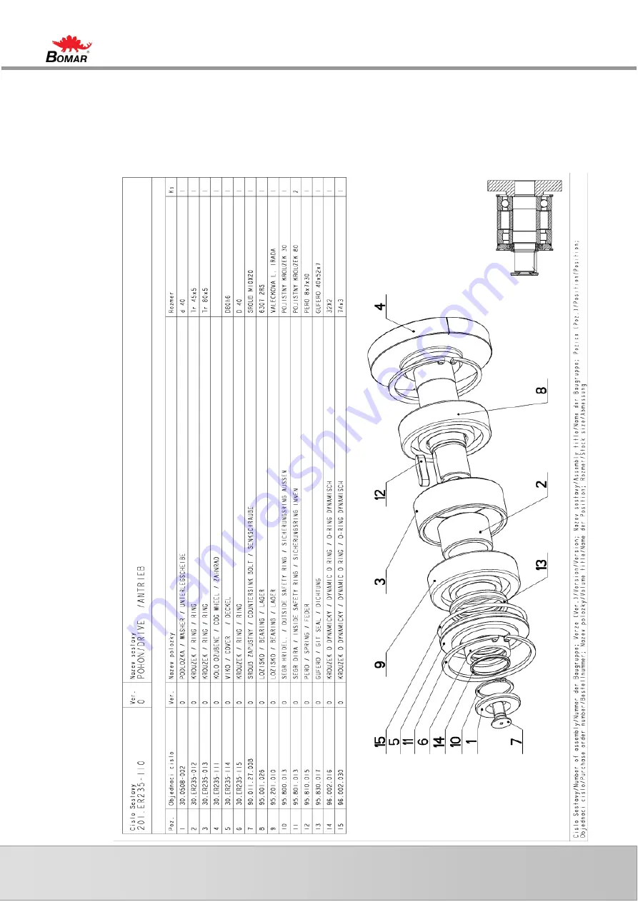 Bomar Ergonomic 340.278 DGH Operating Instructions Manual Download Page 67