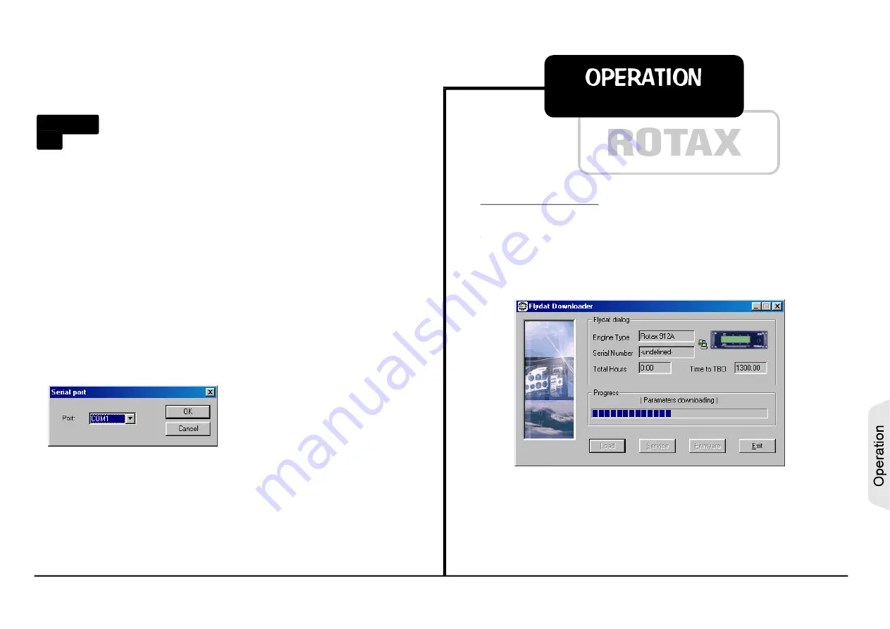 Bombardier-Rotax ROTAX FLYDAT Operator'S Manual Download Page 26