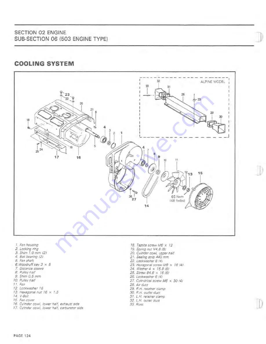 BOMBARDIER 1983 Elan Shop Manual Download Page 134