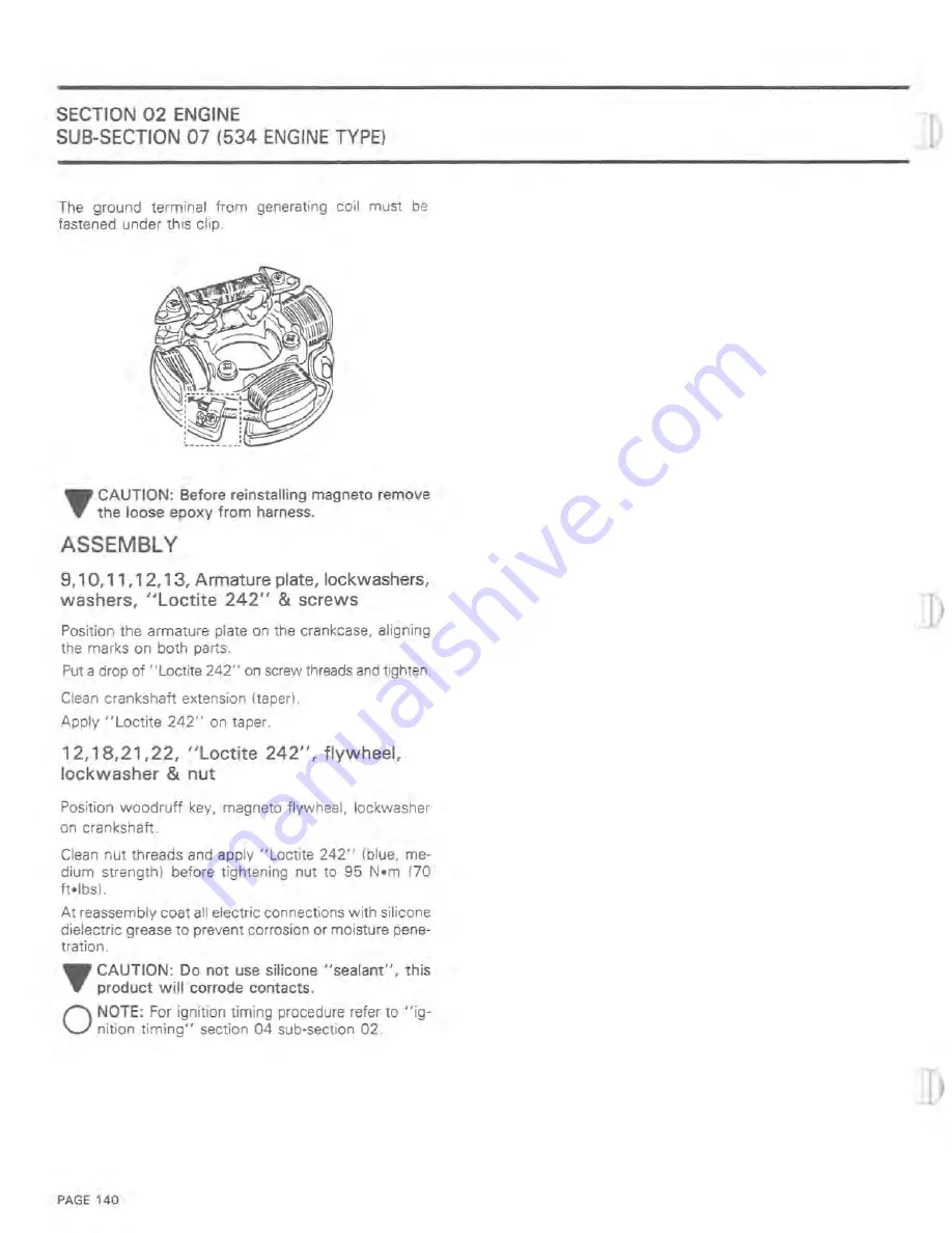 BOMBARDIER 1983 Elan Shop Manual Download Page 150