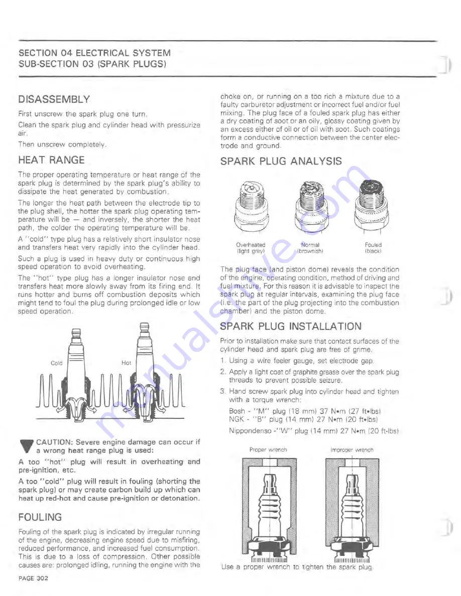 BOMBARDIER 1983 Elan Shop Manual Download Page 308