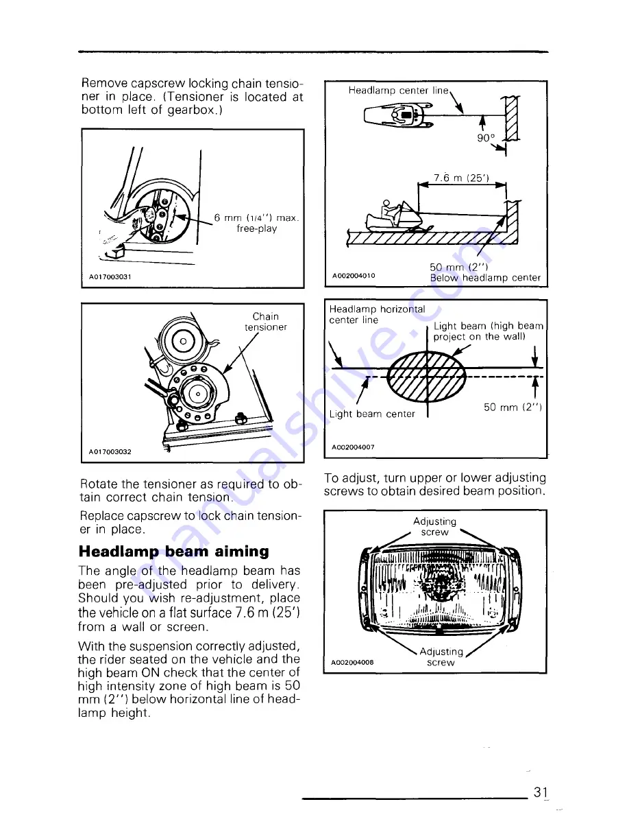 BOMBARDIER Alpine 1987 Operator'S Manual Download Page 33