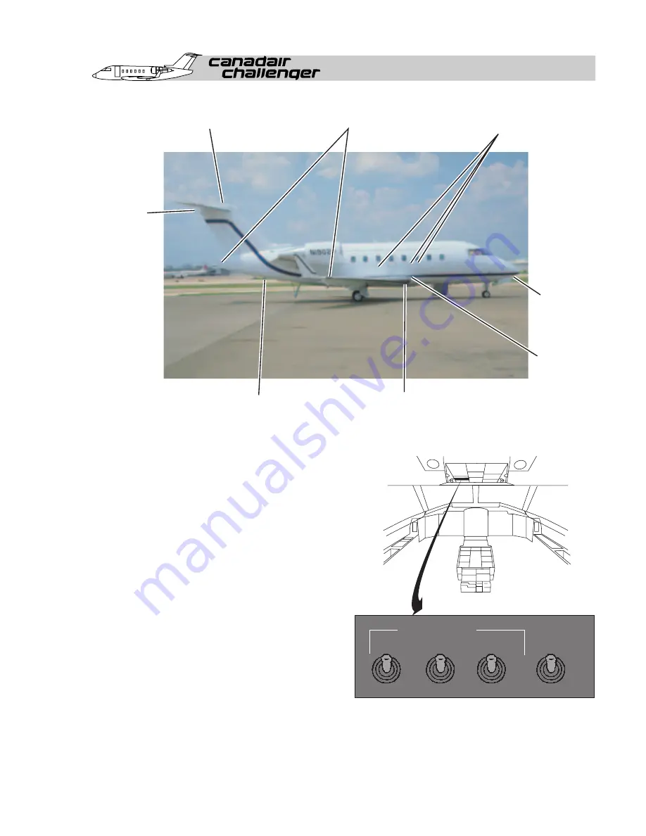 BOMBARDIER Challenger 601-3A CL-600-2B16 Pilot Training Manual Download Page 105