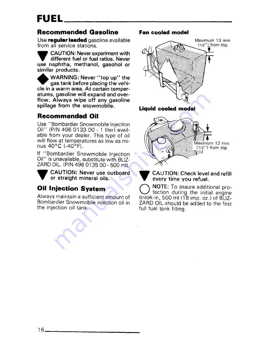 BOMBARDIER mirage iii Operator'S Manual Download Page 18