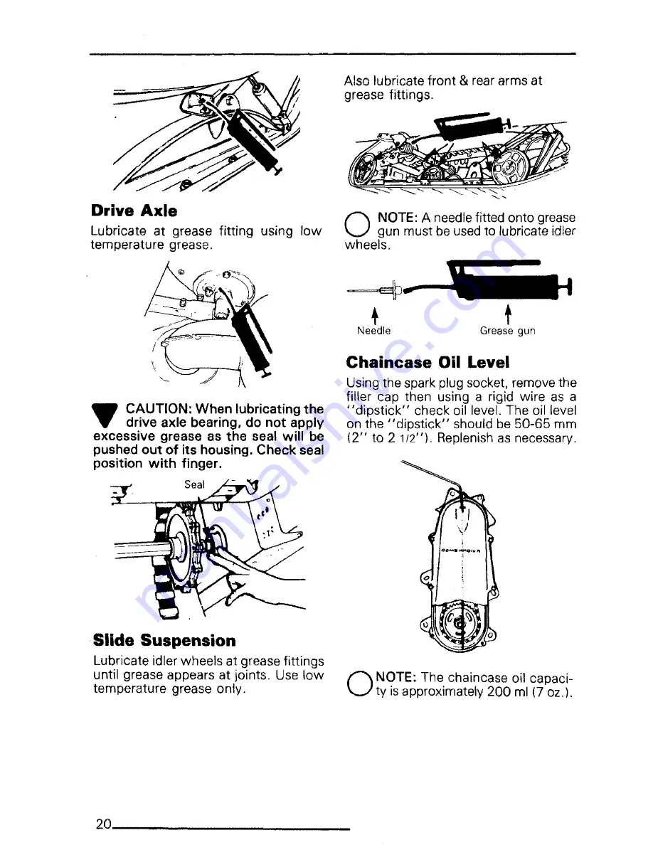 BOMBARDIER mirage iii Operator'S Manual Download Page 22