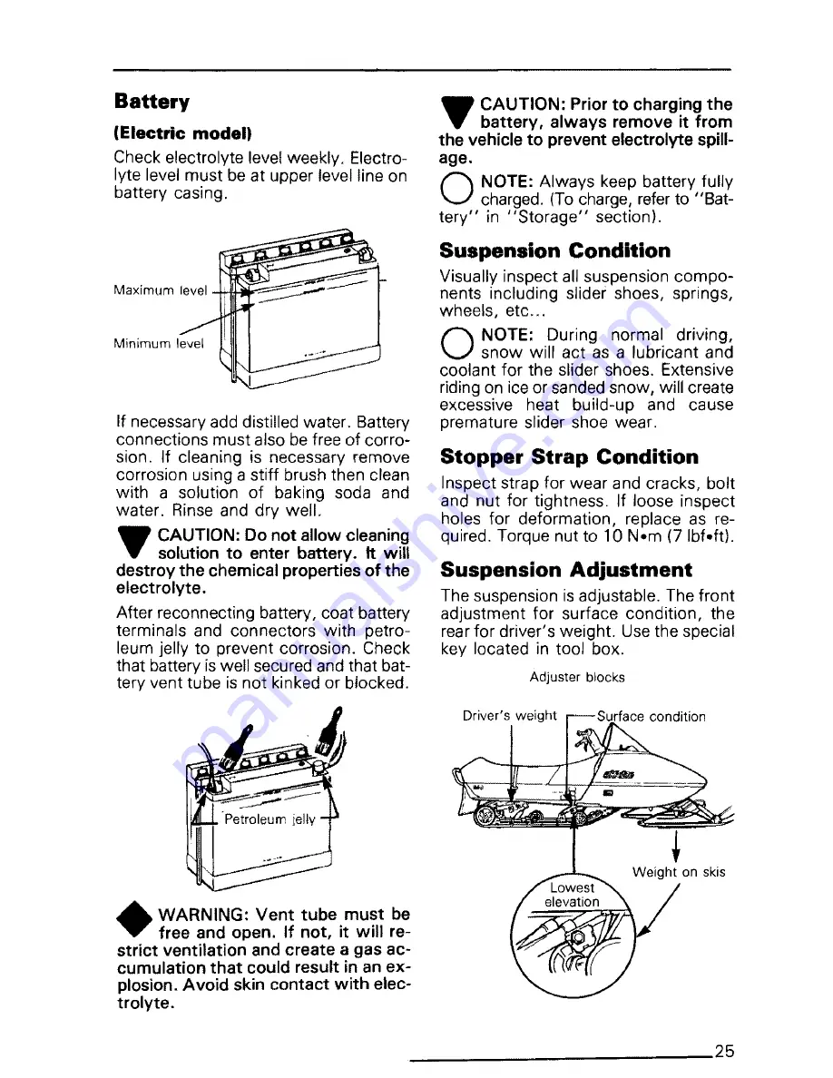 BOMBARDIER mirage iii Operator'S Manual Download Page 27