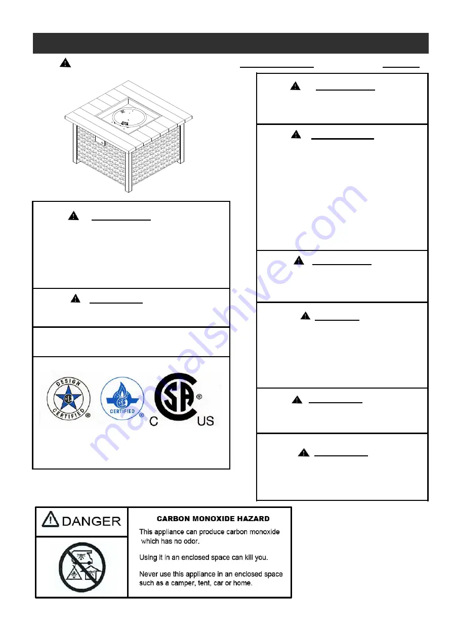 BOND MANUFACTURING 60373A Owner'S Manual Download Page 1