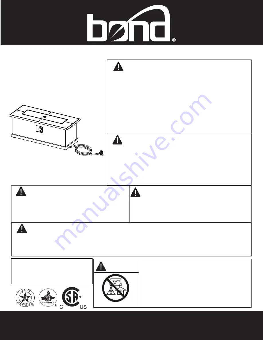 Bond 52142 Owner'S Manual Download Page 25