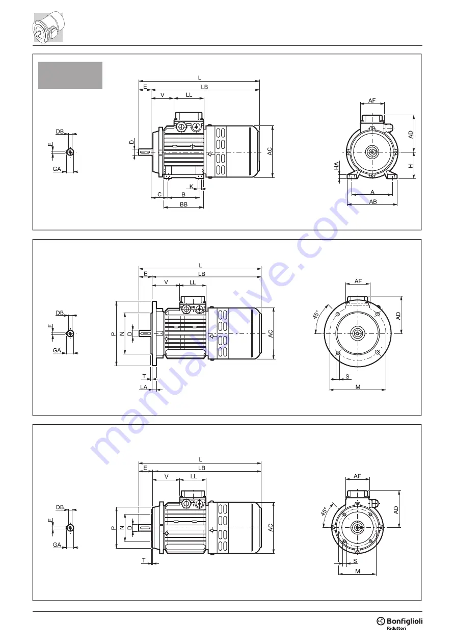 BONFIGLIOLI AS 16 Manual Download Page 160